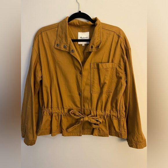 Madewell Jackets & Blazers - Madewell Mustard Yellow Button-up Jacket